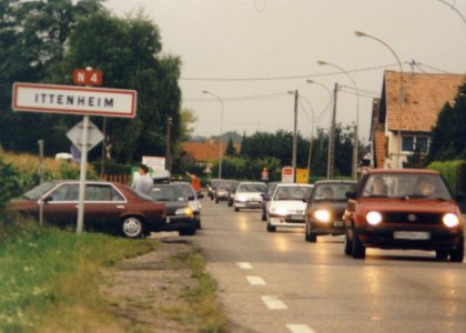 À l'entrée d'Ittenheim